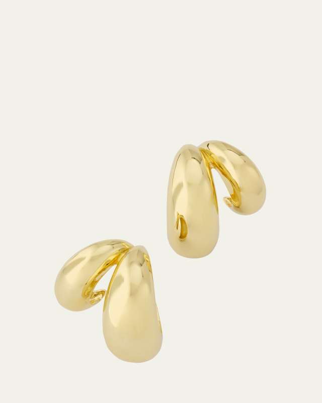 Double Tsuki Hoop Earrings